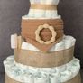Handmade premium pampers nappy cake Image 5