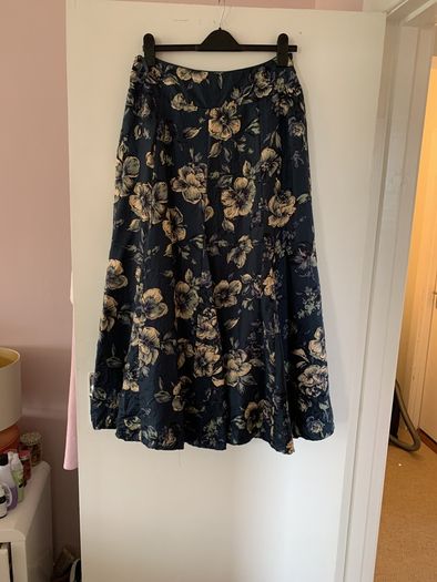 silk maxi skirt