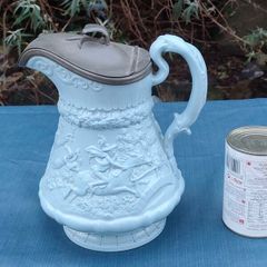 10" W.Ridgway Georgian Saltware Pitcher