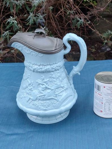 10" W.Ridgway Georgian Saltware Pitcher