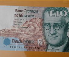 old James Joyce 10 punt note rare serial no.