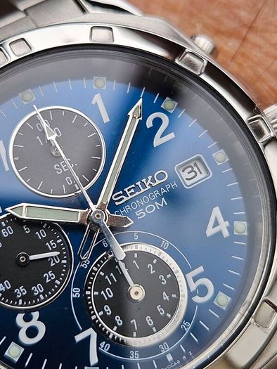 Watch Seiko Chronograph.