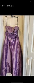 purple debs dress