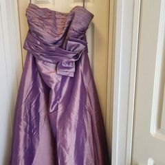 purple debs dress