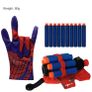 Spiderman Wrist Nerf Bullet Soft Bullets Launcher Spray Wrist With Gloves Launching Soft Bomb Toy Gun Outdoor Games Toys Image 2