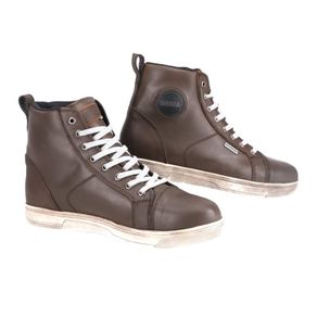 Shua Street Waterproof Leather Urban Motorcycle Boots - Protection of Ankle, Toe, and Heel