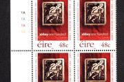 2004 Ireland Centenary of the Abbey Theatre Commemorative Stamp Plate Block 1A1A1A1A Mint Never Hinged (MNH)