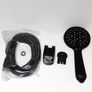 Handheld Shower Head Black Set with hose Image 2