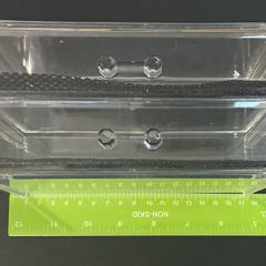 2 Drawer Acrylic/ Perspex Box Measuring 190mm X 100mm X90mm