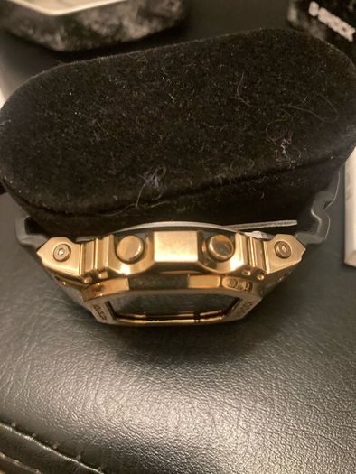 CASIO G SHOCK 5600 metal series gold