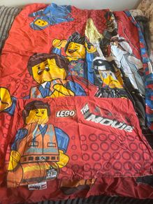 Lego movie single duvet cover with pillow case