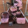 Brand new Baby travel system 3 in 1 baby pink Image 3