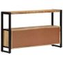 Side Cabinet 120x30x75 cm Solid Mango Wood Image 5