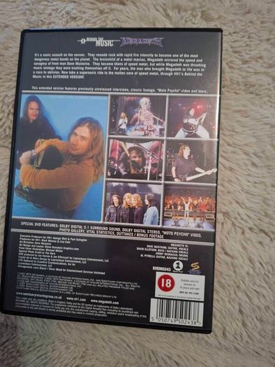 Metal  Rock DVD Bundle Soulfly, Sepultura, Megadeth, Evanescence