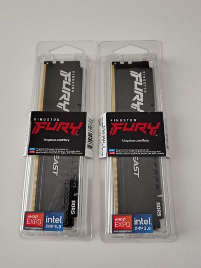 16GB DDR5 (2X8GB) Kingston FURY Performance Gaming memory 6000MT/s with RGB lighting