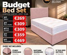 Bed and mattress sets