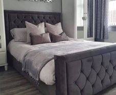 King size Monaco bed frame with Mattress