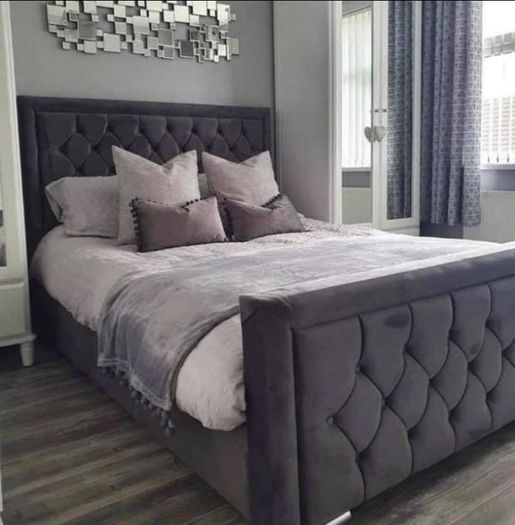 Brand  New Double 4ft6 Monaco' Bed frames with Mattress Included