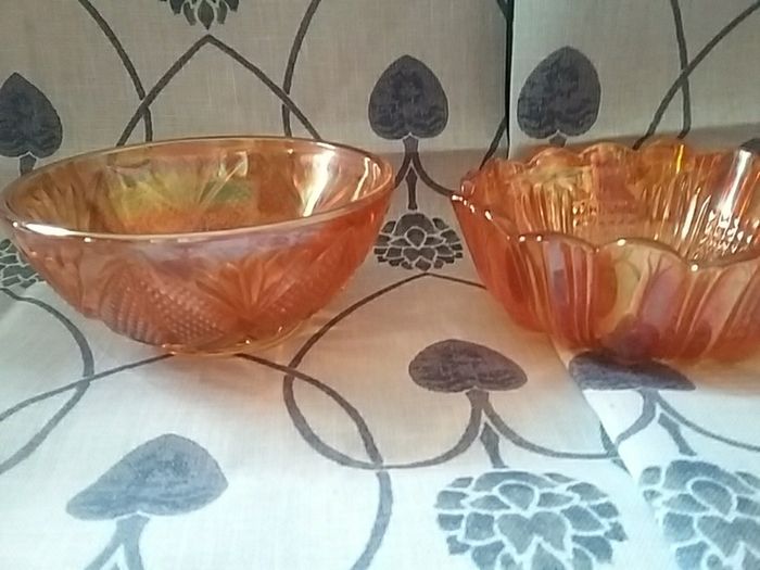 Two More Carnival Glass Bowls