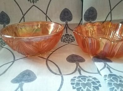 Two More Carnival Glass Bowls
