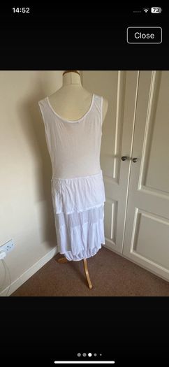 Lauren Vidal white summer dress size 16
