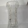 Elena Borgonovo Tall/Heavy Clear Glass Vase Italy 10 inches Image 10