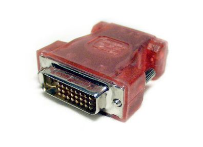 DVI to VGA Adapter,GANA 1080p Active DVI-D to VGA Adapter Converter 24+1 Male to Female Supporting 60Hz and 3D for DVI systems to connect to VGA displays