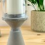New Concrete and Glass Candle Holder Image 2