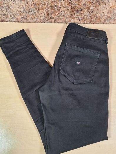 Womens Tommy Hilfiger Sylvia black super skinny high rise jeans Size W 27 L 30 A2