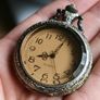 Vintage Smooth Quartz Pocket Watch Image 2