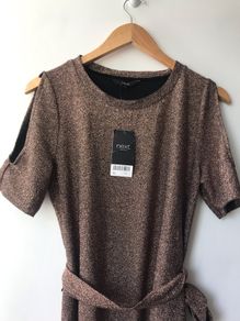 Next metallic effect dress size 10 New
