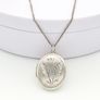 Vintage 925 Sterlinh Silver Photo Locket Necklace, Birmingham 1976 Image 7