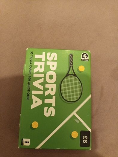 Sports trivia game