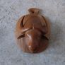 Vintage : Handcarved Wooden Water Buffalo Wall Plaques Image 4