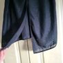 INSIDE Black summer shirt blouse with lacy open back S Image 3