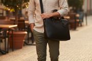 NEW Coach Men's Leather Messenger Briefcase Slim Bag