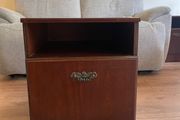 Vintage wooden bedside cabinets