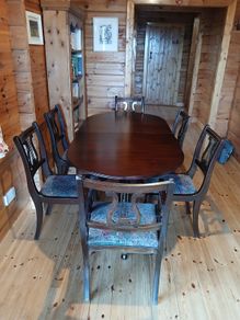 Dining table and chairs