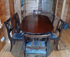 Dining table and chairs