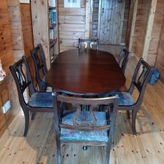 Dining table and chairs