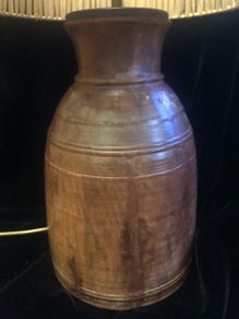 handcrafted lamp