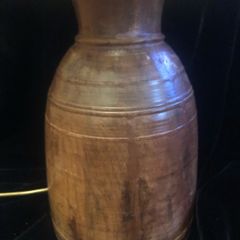 handcrafted lamp