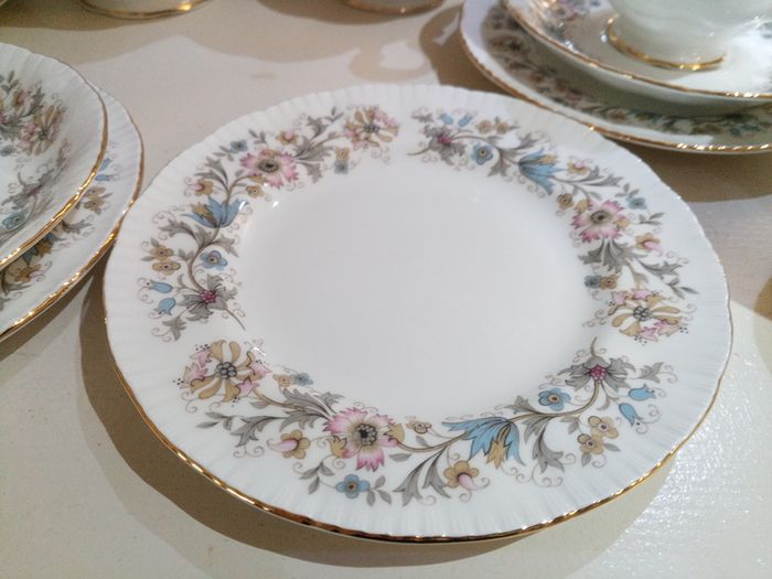 Vintage 21 pieces Tea Set Paragon Meadowvale Bone China