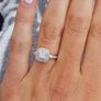 Engagement Ring & Matching Wedding Band Image 5