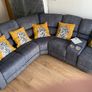 Grey corner sofa Image 3