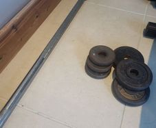 Solid barbell