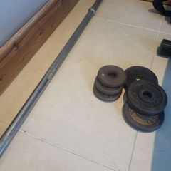 Solid barbell