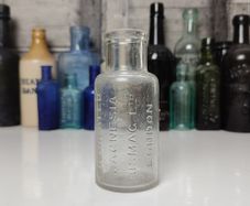 407 - Antique Bisurated Magnesia Bismag London Collectible Decorative Bottle