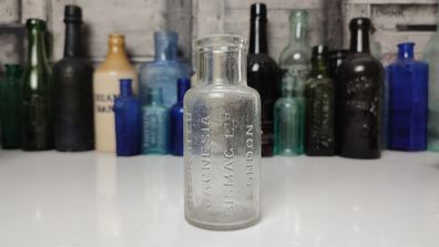 407 - Antique Bisurated Magnesia Bismag London Collectible Decorative Bottle