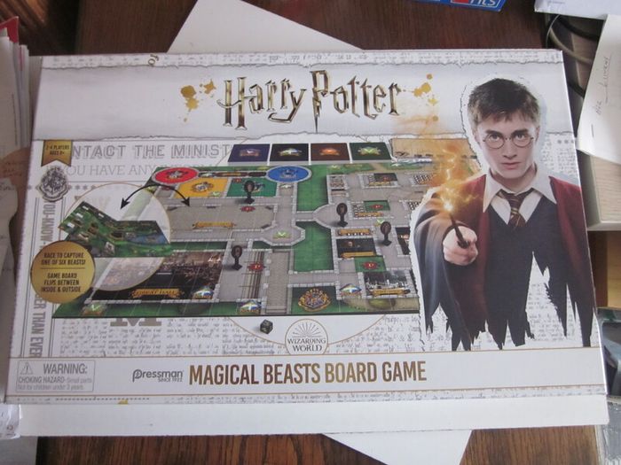 Harry Potter Magical Beasts Board Game New